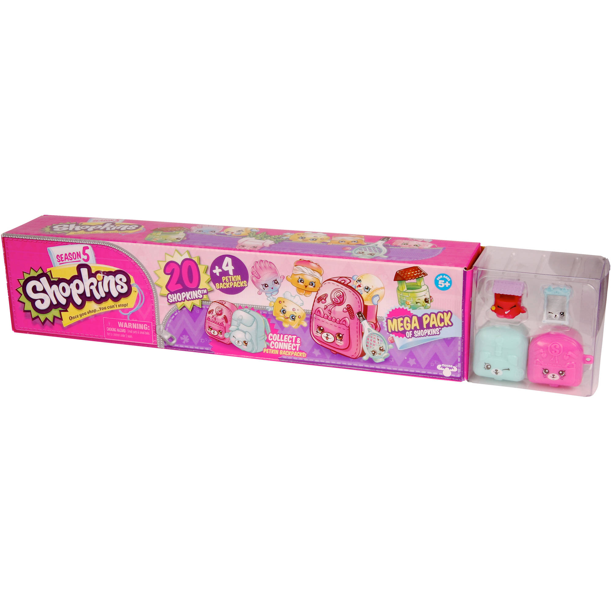 Игровой набор из серии Shopkins - 20 фигурок и 4 рюкзачка  